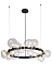 Люстра подвесная CRYSTAL LUX AGATA AGATA SP15 V2 BLACK/TRANSPARENTE 75Вт 15 лампочек G9