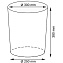 Корзина для белья WASSERKRAFT Main WB-410-S коричневый 26,8л