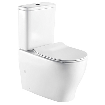 Унитаз напольный Azario Maro AZ-2154 безободковый с микролифтом