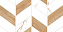 Декор Global Tile Marmaris GT GT128VG белый 25х50см 1,375кв.м.