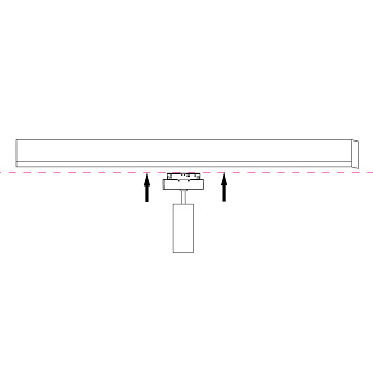 Магнитный трековый светильник Maytoni Focus LED TR019-2-10W4K-B 10Вт LED чёрный