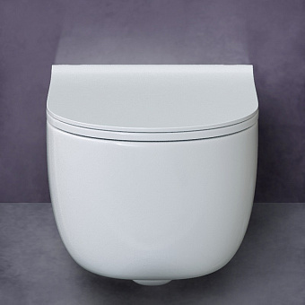 Унитаз подвесной BERGES EGO XL 082118 безободковый с микролифтом