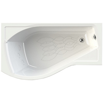 Ванна акриловая RADOMIR Vannesa Миранда 2-01-0-1-1-209 168х95см угловая