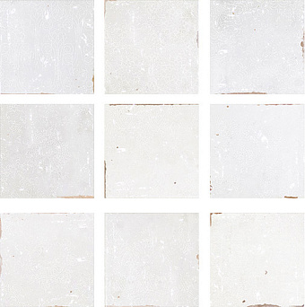Настенная плитка WOW Mestisaje 111353 Mestizaje Zellige Decor White 12,5х12,5см 0,422кв.м. глянцевая