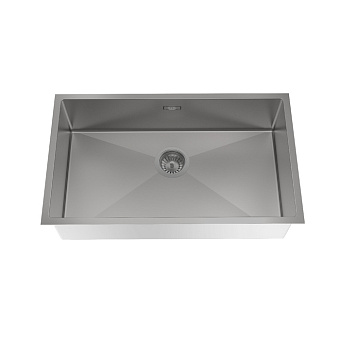 Мойка кухонная IDDIS Edifice EDI74G0i77 74х44см графитовый