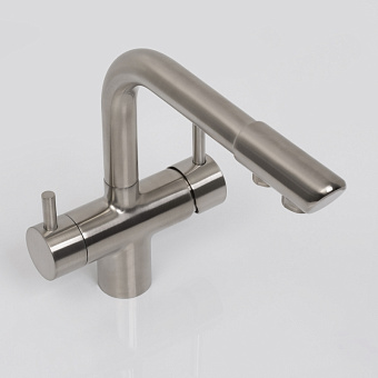 Смеситель для кухни WASSERKRAFT A8027 поворотный излив никель
