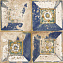 Напольная плитка PERONDA CERAMICAS FS Heritage 30893 SQUARE 45х45см 1кв.м. матовая