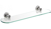 Полка в ванную овальная FIXSEN Style FX-41103 1-ярусная 14х52см хром