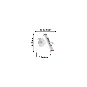 Спот Favourite Duplex 2325-2W 6Вт 1 лампа LED