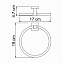 Полотенцедержатель WASSERKRAFT Lippe K-6500 K-6560 хром 17см