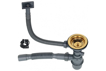 Мойка кухонная MELANA ProfLine D5343HG 53х43см золото