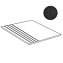 Плитка для ступеней Atlas Concord Италия Blaze A0I1 Iron Gradino 37,5х75см 0,281кв.м. неполированная