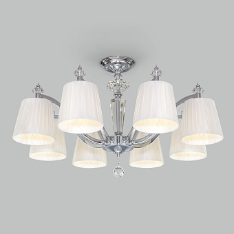 Люстра потолочная Eurosvet Diva 60122/8 хром 40Вт 8 лампочек E14