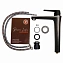 Смеситель для раковины Maxonor PL1185-7 чёрный