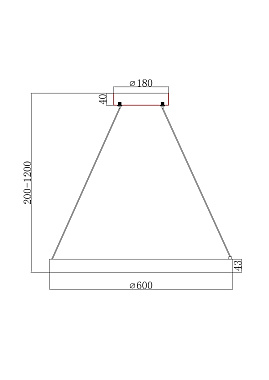 Люстра подвесная Arte Lamp LAO A2189LM-1BK 32Вт 1 лампочек LED