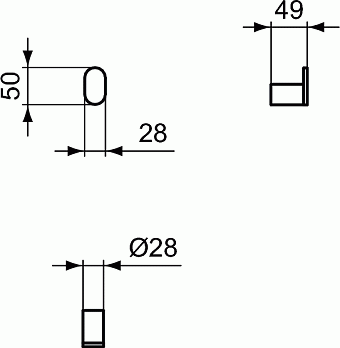 Крючок IDEAL STANDARD CONCA T4507A5 оружейная сталь