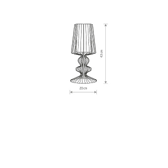 Настольная лампа Nowodvorski Aveiro S 5410 40Вт E27