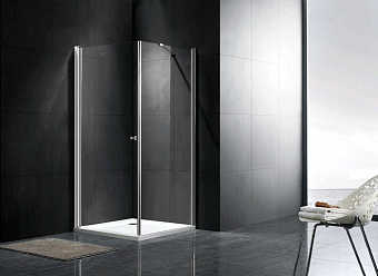 Угловое ограждение Gemy New Rockcoco S03171C 190х90см стекло прозрачное