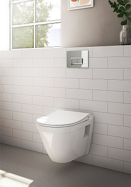 Унитаз подвесной VITRA S50 7740B003-0850 безободковый без микролифта