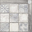 Напольная плитка ALMA CERAMICA Carteo TFU03CRT027 белый/серый 41,8х41,8см 1,922кв.м. матовая
