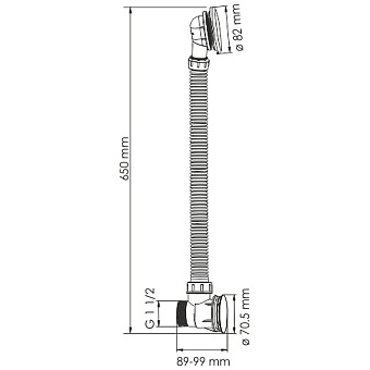 Слив-перелив WASSERKRAFT Exter A054