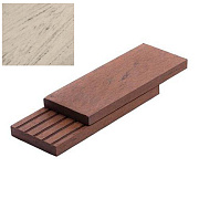 Плинтус для террасной доски Bruggan Smoke White plintus_SMOKE_WHITE 3000х50х9мм