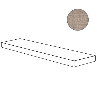 Плитка для ступеней ABK Crossroad Wood PF60001314 Ang.Top Dx Tan 120х32см 0,384кв.м. матовая/противоскользящая