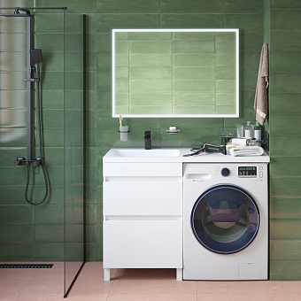 Тумба с раковиной IDDIS Optima Home OPH12LBi95K 48х120х89см