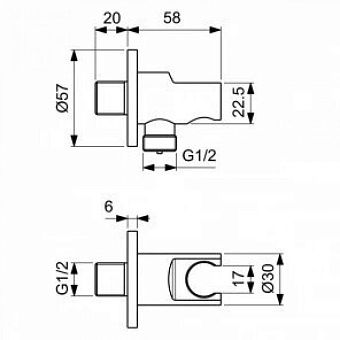 Шланговое подключение IDEAL STANDARD BC807A2 Brushed Gold