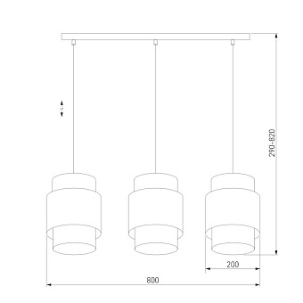 Светильник подвесной TK Lighting Boho 6531 60Вт E27