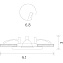 Светильник точечный встраиваемый Arte Lamp AQUA A2024PL-1AB 50Вт GU10