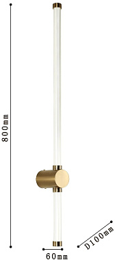 Бра Favourite Lignum 3057-2W 19Вт LED