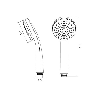 Ручной душ IDDIS Optima Home 0011F85i18 хром
