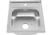Мойка кухонная MELANA ДЕКОР 099D t (*10) 50х60см хром