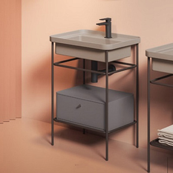 Консоль под раковину ArtCeram FUORI SCALA ACA056 56 moka