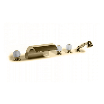 Смеситель для ванны Bongio Rivoli 05535OR00D золото