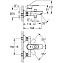 Смеситель для ванны GROHE BauLoop 23602001 хром