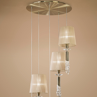 Люстра подвесная Mantra TIFFANY 3877 125Вт 10 лампочек E27/G9