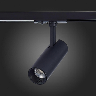 Трековый светильник ST Luce MONO ST350.436.10.36 10Вт LED матовый чёрный для однофазного трека
