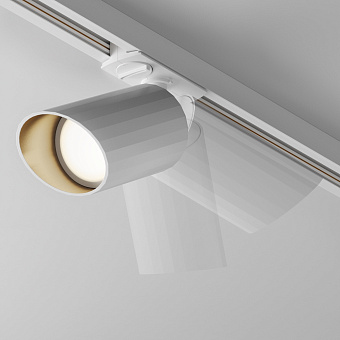 Трековый светильник Maytoni Lipari TR087-1-GU10-W 35Вт GU10 белый для однофазного трека
