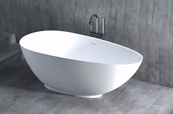 Ванна каменная SALINI PAOLA 101511G S-Sense глянцевая 160х77см отдельностоящая