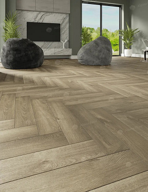 Виниловый ламинат Alpine Floor Дуб натуральный отбеленный ЕСО 16-5 590х122х2,5мм 43 класс 2,23кв.м