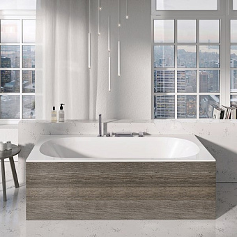 Ванна акриловая RAVAK CITY SLIM C921300000 180х80см встраиваемая