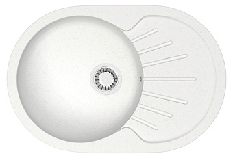 Мойка кухонная Azario FLORA CS00079911 73х45см белый