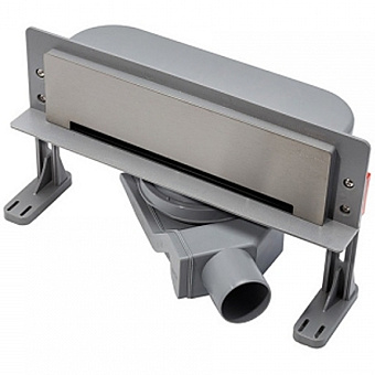 Щелевой душевой трап Pestan Confluo Wall Drain 13100060 36х9,8см горизонтальный сток