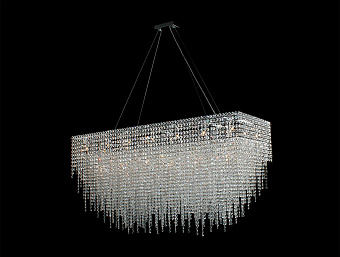 Люстра хрустальная Newport 10900 10928/C 60Вт 28 лампочек G9