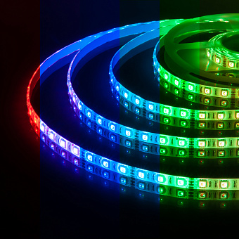 Светодиодная лента Elektrostandard a034876 5050 14,4Вт/м 5000мм IP65 RGB свет