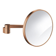 Косметическое зеркало GROHE Selection 41077DL0 20х20см бронза с увеличением