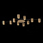 Люстра потолочная ST Luce VEROLI SL1207.402.10 70Вт 10 лампочек GU10