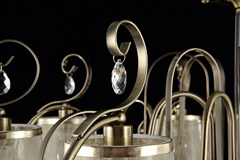 Светильник потолочный Freya Simone FR2020-CL-08-BZ 40Вт E14